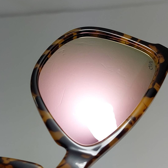 WearMe Pro 56-18-140 1014 TRTPNK Splatter Brown Reflective Lens Sunglasses - Picture 9 of 10